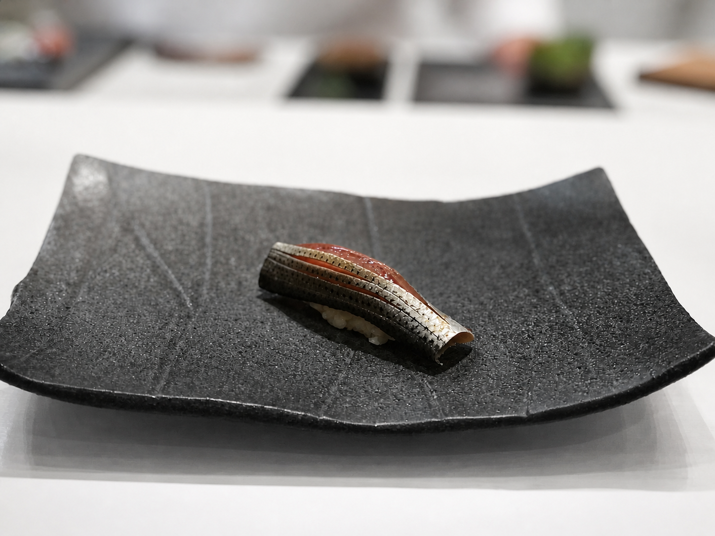 Silver-skinned fish nigiri