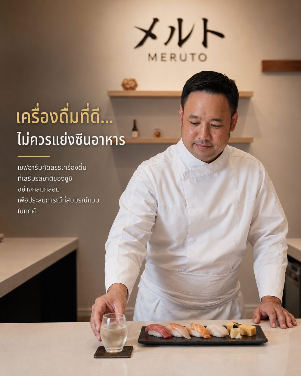 เครื่องดื่มที่ดี…ไม่ควรแย่งซีนอาหาร